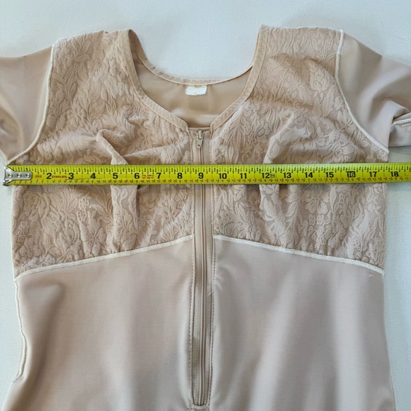 ContourMD Women’s XL Body Suit Nude Mid Calf Bodyshaper Front Zip Post Surgery - Picture 13 of 16